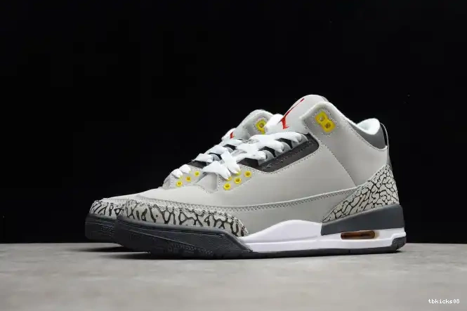 Reps TBkick Air Grey CT8532-012 (2021) Retro 3 Jordan Cool 0501
